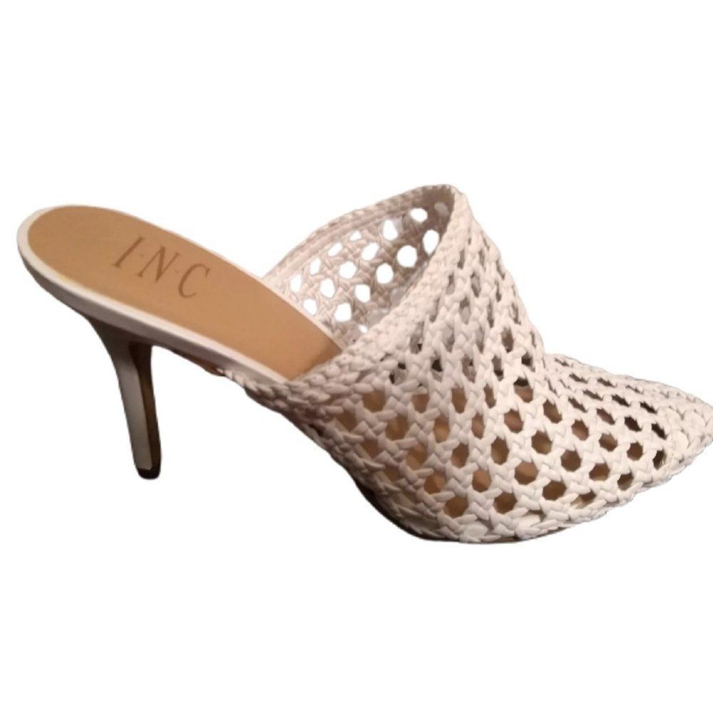 White Celestia Mules INC International Concepts - Picture 5 of 5